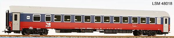 Passenger Sleeping car for International trains in original 1999 livery<br /><a href='images/pictures/LS_Models/48018.jpg' target='_blank'>Full size image</a>